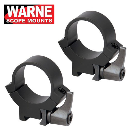 Warne 1" QD .22 High Matte Rings