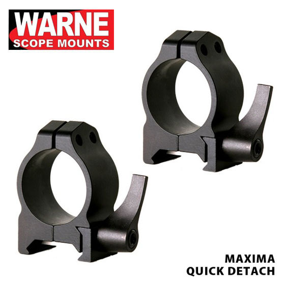 Warne 1"Gloss QD Low Rings