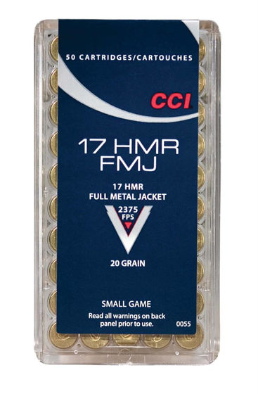 17 HMR CCI 20 GR FMJ 50pk.