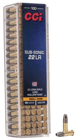 Bilde av 22 LR CCI SUB-SONIC 40GR HP 100pk.