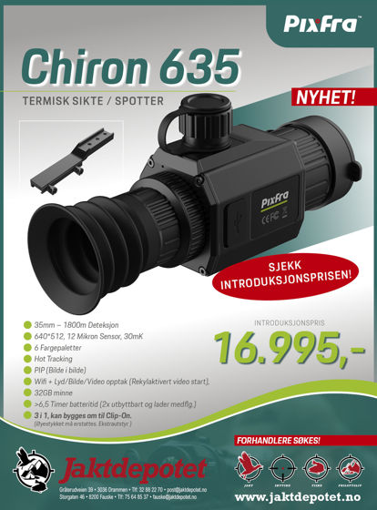 Bilde av Pixfra Chiron PFI-C635, Sikte/Spotter