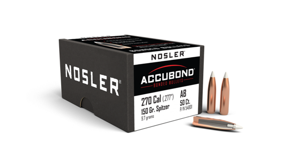 Bilde av .270 Nosler Accu Bond 270 - 150gr. (50 ct)