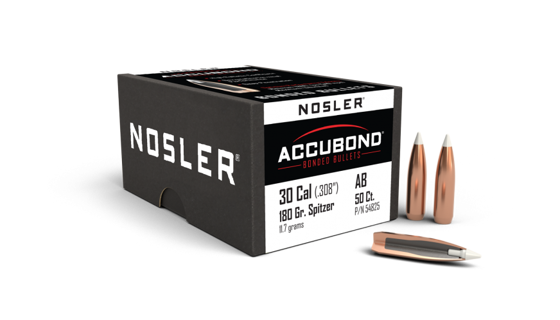 Bilde av .30 (7.62) Nosler 180gr  AccuBond (50 ct.)