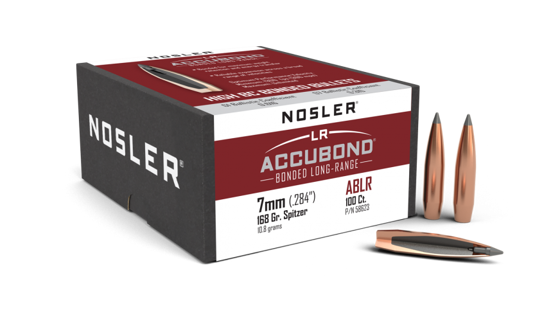 Bilde av .284 (7mm) Nosler ABLR 7mm - 168gr. SP (100 ct)