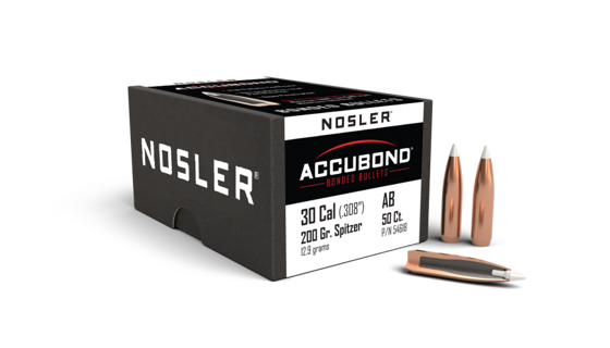 Bilde av .30 (7.62) Nosler 200gr  AccuBond (50 ct.)