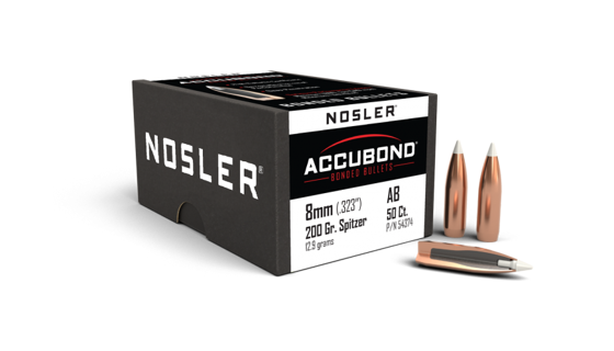 Bilde av .323 (8mm) Nosler 200gr  AccuBond (50 ct.)