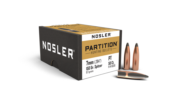 Bilde av .284 (7mm) Nosler 150gr Sp Partition (50 ct.)