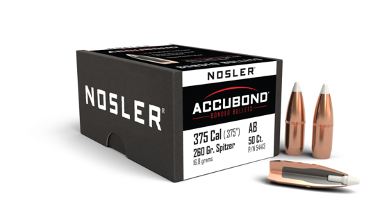 Bilde av .375 Nosler 260gr  AccuBond  Cann .725 (50 ct.)