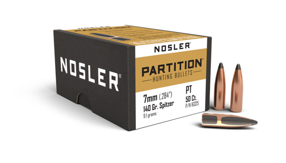 Bilde av .284 (7mm) Nosler 140gr Sp Partition (50 ct.)