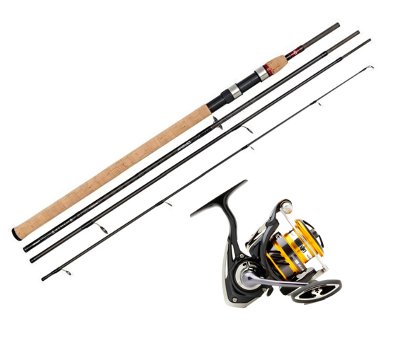 Bilde av Daiwa NINJA X SPIN 9' 4pc 5-25g