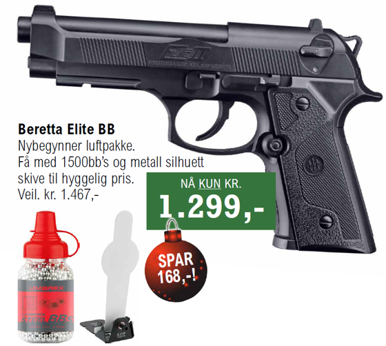 Bilde av Beretta Elite BB nybegynner luftpakke