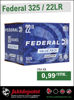 Bilde av 22 lr. Federal 325 Champion Value Pack CP- HP 36grs. 325pk.