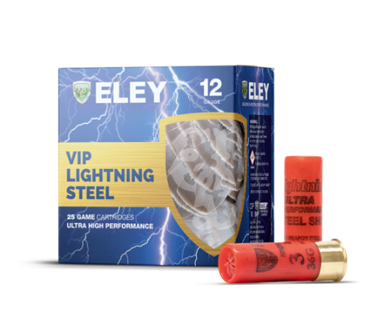 Bilde av 12/76 Eley VIP lighting Steel, 36g, US 1, 25 pk