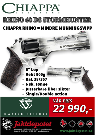 Bilde av Chiappa Rhino 60DS 38/357M 6" Stormhunter